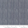 Independence Day Stripes Indigo quilting cotton fabric by Sweetwater for Moda Fabrics. Features stripes on a blue background. Cute Little Fabric Shop.