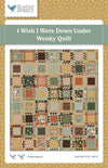 SALE I Wish I Were Down Under Wonky Quilt PATTERN Geometric Pattern - Riley Blake INSTRUCTIONS Only