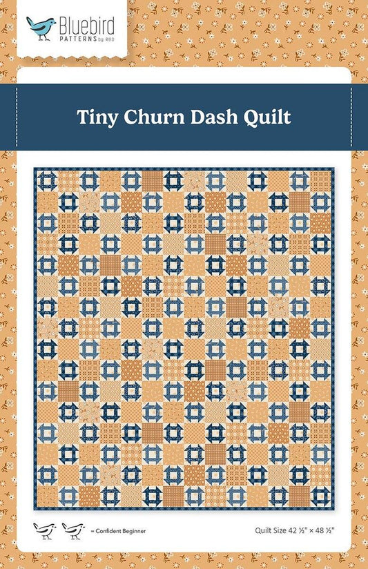 SALE Tiny Churn Dash Quilt PATTERN Geometric Pattern - Riley Blake INSTRUCTIONS Only