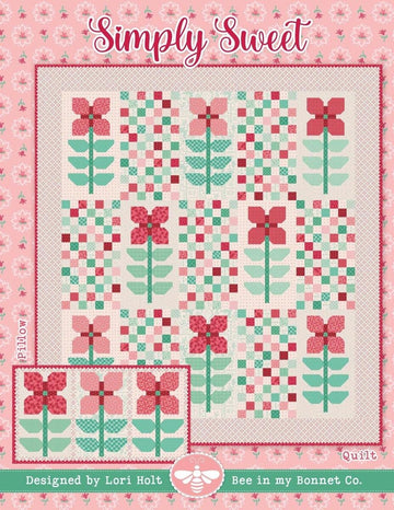 SALE It's Sew Emma Simply Sweet Quilt PATTERN Floral Pattern - Riley Blake INSTRUCTIONS Only