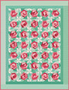 SALE It's Sew Emma 10" Paper Roses Quilt Blocks Foundation Paper Floral Block Paper - Riley Blake Foundation Paper