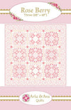 SALE Rose Berry Quilt PATTERN Floral Pattern - Riley Blake INSTRUCTIONS Only