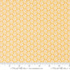 Image of Summers End Daisies Sunflower quilting cotton fabric by Fig Tree Co for Moda Fabrics. Features flowers on a yellow background. Cute Little Fabric Shop.