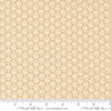 Image of Summers End Daisies Almond Pie quilting cotton fabric by Fig Tree Co for Moda Fabrics. Features flowers on a tan background. Cute Little Fabric Shop.