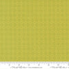 Image of Summers End Trellis Grass quilting cotton fabric by Fig Tree Co for Moda Fabrics. Features a geometric pattern on a green background. Cute Little Fabric Shop.