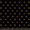Trinketry Hearts Black Polka Dot Fabric - RS0091 - Moda Fabrics Quilting Cotton Fabric