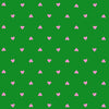 Trinketry Hearts Deep Verdant Neon Green Polka Dot Fabric - RS0091 - Moda Fabrics Quilting Cotton Fabric