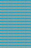 SALE Trinketry Geometric Bright Blue Striped Fabric - RS0115 - Moda Fabrics Quilting Cotton Fabric