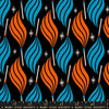 Trinketry Lit Black Fire Fabric - RS0113 - Moda Fabrics Quilting Cotton Fabric
