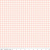 Image of Sweet Pink Gingham Cream quilting cotton fabric by My Mind's Eye for Riley Blake Design. Features gingham on a cream background. Cute Little Fabric Shop.