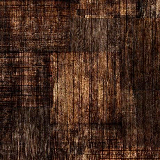 Into The Woods Texture Blender 30840 Espresso AJ - by QT Fabrics - Lines Shabby Rustic - Quilting Cotton Fabric