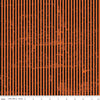 Image of Scary Scraps Stressed Stripes Orange quilting cotton fabric by J Wecker Frisch for Riley Blake Designs. Features stripes on an orange background. Cute Little Fabric Shop.