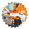 SALE Frank and Friends 5" Stacker Halloween Fabric - 5-17470-42 - 42-piece Precut - Riley Blake Quilting Cotton Fabric