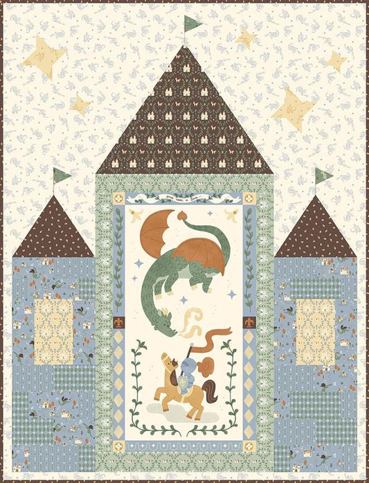Once Upon A Time Panel Quilt Kit - Faraway Kingdom - Natalia Juan Abello - Riley Blake Designs - Pattern Quilt Kit -  Quilting Cotton