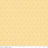 Image of Flourish Vines Lemon quilting cotton fabric by Sue Daley for Riley Blake Designs. Features leaves and vines on a yellow background. Cute Little Fabric Shop.
