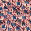 Image of Stars, Stripes, & Steel Waving American Flags Cream quilting cotton fabric by Morris Creative Group for QT Fabrics. Features american flags on a cream background. Cute Little Fabric Shop.