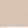 Image of Correspondence Stitching Wheat quilting cotton fabric by Beverly McCullough for Riley Blake Designs. Features tiny xs on a brown background. Cute Little Fabric Shop.