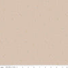 Image of Correspondence Stitching Wheat quilting cotton fabric by Beverly McCullough for Riley Blake Designs. Features tiny xs on a brown background. Cute Little Fabric Shop.