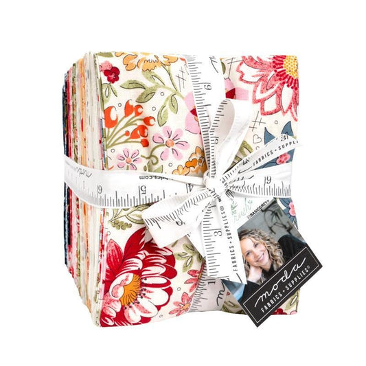 Fieldrush Fat Quarter Bundle Floral Fabric - 30780AB - 36-Piece Precut - Moda Fabrics Quilting Cotton Fabric
