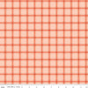 Image of Southern Charm Gingham Peaches 'n Cream quilting cotton fabric by The RBD Designers for Riley Blake Designs. Features gingham on an orange background. Cute Little Fabric Shop.