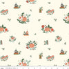 Image of The Apothecary Botanicals Cream quilting cotton fabric by Amber Elliot for Riley Blake Designs. Features nature on a cream background. Cute Little Fabric Shop.
