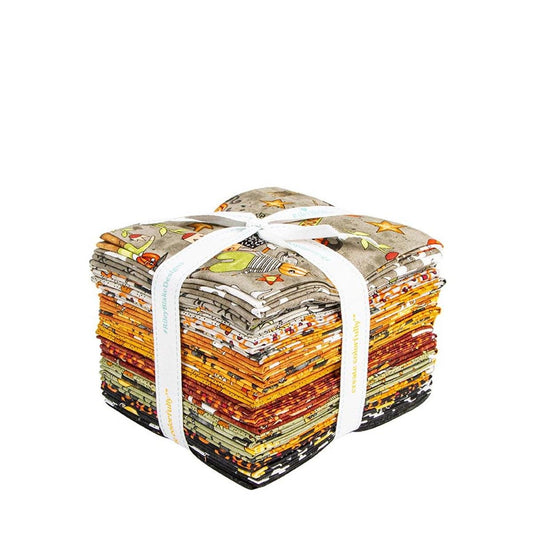 Spooky Fat Quarter Bundle Halloween Fabric - FQ-17570-24 - 24-piece Precut - Riley Blake Quilting Cotton Fabric