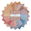 Summer Fair 10" Stacker Geometric Fabric - 0166SQ-SF-10 - 42-Piece Precut - Riley Blake Liberty Quilting Cotton Fabric