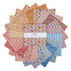 Summer Fair 10" Stacker Geometric Fabric - 0166SQ-SF-10 - 42-Piece Precut - Riley Blake Liberty Quilting Cotton Fabric