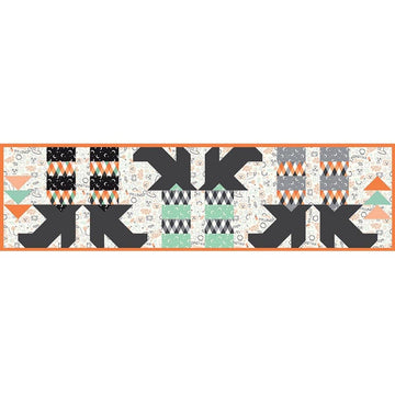 SALE Witches Feet Table Runner Quilt Kit Halloween Fabric - Riley Blake Quilting Cotton Fabric