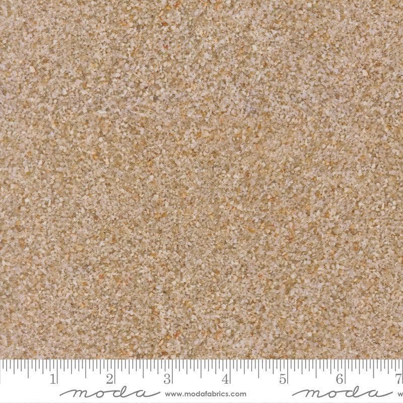 Image of Saltwater Sandbar Sand quilting cotton fabric by Cathe Holden for Moda Fabrics. Features beach sand on a beige background. Cute Little Fabric Shop.