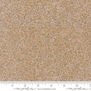 Image of Saltwater Sandbar Sand quilting cotton fabric by Cathe Holden for Moda Fabrics. Features beach sand on a beige background. Cute Little Fabric Shop.