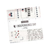 Independence Day Charm Pack Patriotic Fabric - 55720PP - 42-Piece Precut  - Moda Fabrics Quilting Cotton Fabric