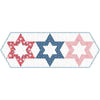 SALE Hollow Star Table Runner Quilt PATTERN Star Block Pattern - Riley Blake INSTRUCTIONS Only