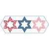 SALE Hollow Star Table Runner Quilt PATTERN Star Block Pattern - Riley Blake INSTRUCTIONS Only