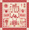 Petals And Polka Dots Quilt Kit Floral Fabric - KIT3080 - Moda Fabrics Quilting Cotton Fabric