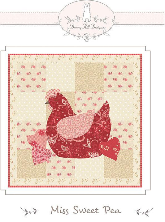 Miss Sweet Pea Quilt PATTERN Chicken Pattern - BHD-2217 - Moda Fabrics INSTRUCTIONS Only