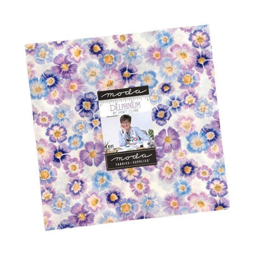 Delphinium Layer Cake Floral Fabric - 24650LC - 42-Piece Precut - Moda Fabrics Quilting Cotton Fabric