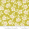 Image of Summers End Cosmos Grass quilting cotton fabric by Fig Tree Co for Moda Fabrics. Features flowers on a green background. Cute Little Fabric Shop.
