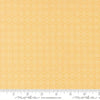Image of Summers End Trellis Sunflower quilting cotton fabric by Fig Tree Co for Moda Fabrics. Features a geometric pattern on a yellow background. Cute Little Fabric Shop.