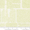 Image of Summers End Text Clover quilting cotton fabric by Fig Tree Co for Moda Fabrics. Features text on a green background. Cute Little Fabric Shop.
