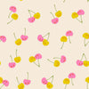 Trinketry Cherry Friends Natural Cream Cherry Fabric - RS0112 - Moda Fabrics Quilting Cotton Fabric