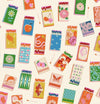 Trinketry Matchmaker Natural with Neon Cream Matchbox Fabric - RS0109 - Moda Fabrics Quilting Cotton Fabric
