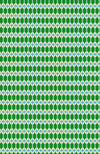 SALE Trinketry Geometric Deep Verdant Green Striped Fabric - RS0115 - Moda Fabrics Quilting Cotton Fabric