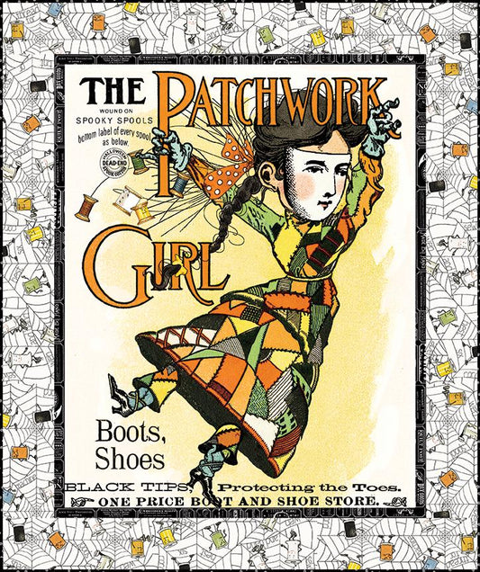 Patchwork Girl Panel Kit - Patchwork Girl - J. Wecker Frisch - Riley Blake Designs - Pattern Quilt Kit -  Quilting Cotton
