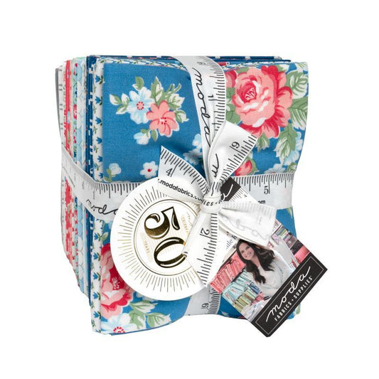 Cat Named Stitch Fat Quarter Bundle Floral Fabric - 55340AB - 40-Piece Precut - Moda Fabrics Quilting Cotton Fabric