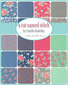 Cat Named Stitch Charm Pack Floral Fabric - 55340PP - 42-Piece Precut - Moda Fabrics Quilting Cotton Fabric