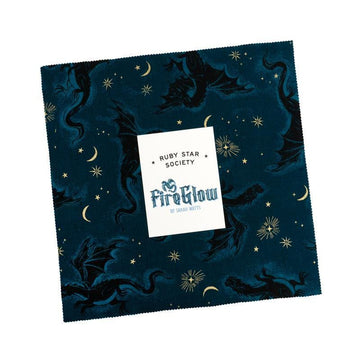 Fireglow Layer Cake Mythical Fabric - RS2131LC - 42-Piece Precut - Moda Fabrics Ruby Star Society Quilting Cotton Fabric