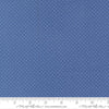 Image of Fruit Salad Dots Cobalt quilting cotton fabric by Corey Yoder for Moda Fabrics. Features dots on a blue background. Cute Little Fabric Shop.