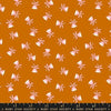 Image of Mystic Fable Sweetflower Cinnamon quilting cotton fabric by Alexia Abegg of Ruby Star Society for Moda Fabrics. Features flowers on an orange background. Cute Little Fabric Shop.