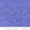 Image of Delphinium Palette Agapanthus quilting cotton by Janet Clare for Moda Fabrics. Features dots on a blue background. Cute Little Fabric Shop.